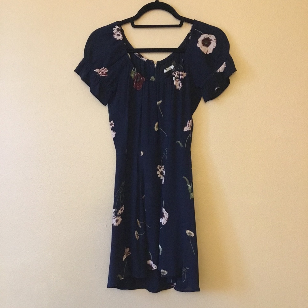 Short Reformation floral dress